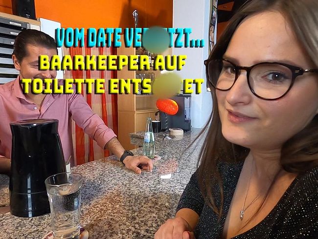 HollyBanks Porno Video: Vom Date versetzt. Barkeeper auf Toilette gefi**t